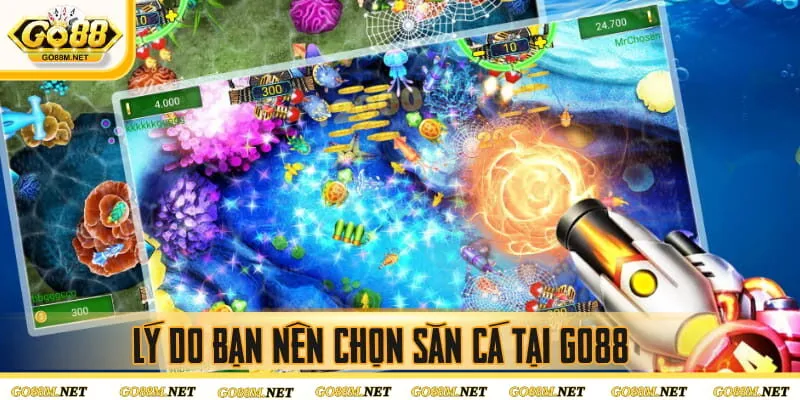 Lý do bạn nên chọn săn cá tại Go88