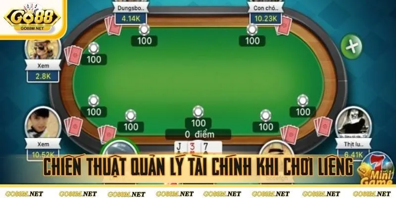 Chiến thuật quản lý tài chính khi chơi liêng