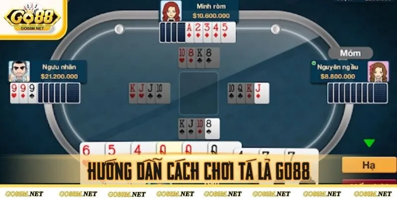 Hướng dẫn cách chơi Tá lả Go88