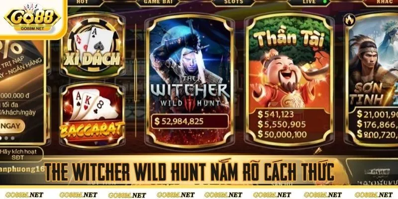 The Witcher Wild Hunt nắm rõ cách thức cá cược